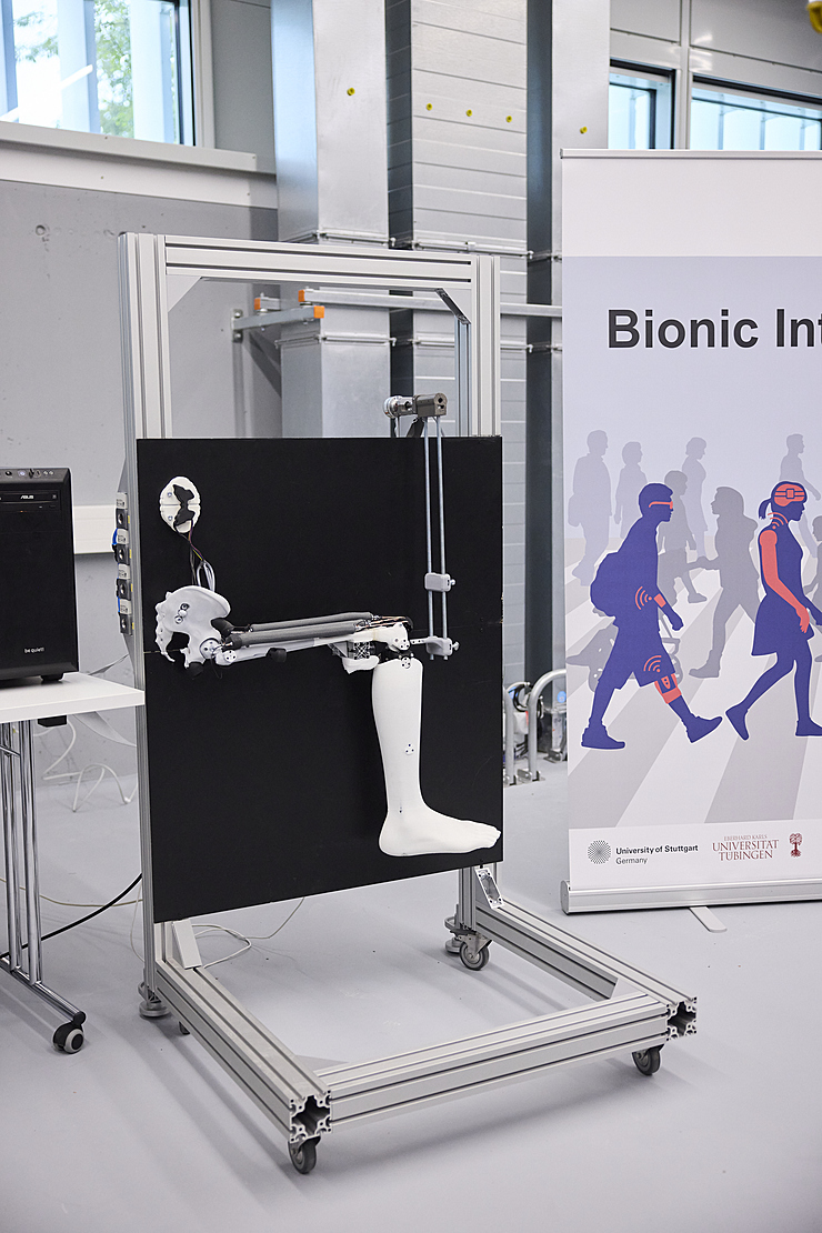 Robotic leg from BITS. Photo Christian Borth